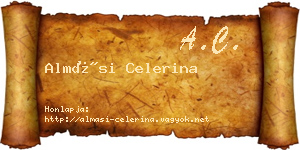 Almási Celerina névjegykártya
